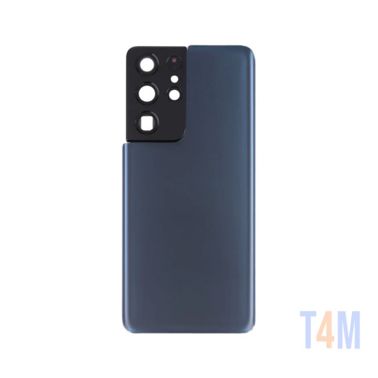 Tampa Traseira+Lente da Câmera Samsung Galaxy S21 Ultra/G998 Azul